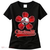 Cincinnati Flower I Love Cincinnati Women's T-Shirt thumb 0