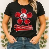 Cincinnati Flower I Love Cincinnati Women's T-Shirt thumb 2
