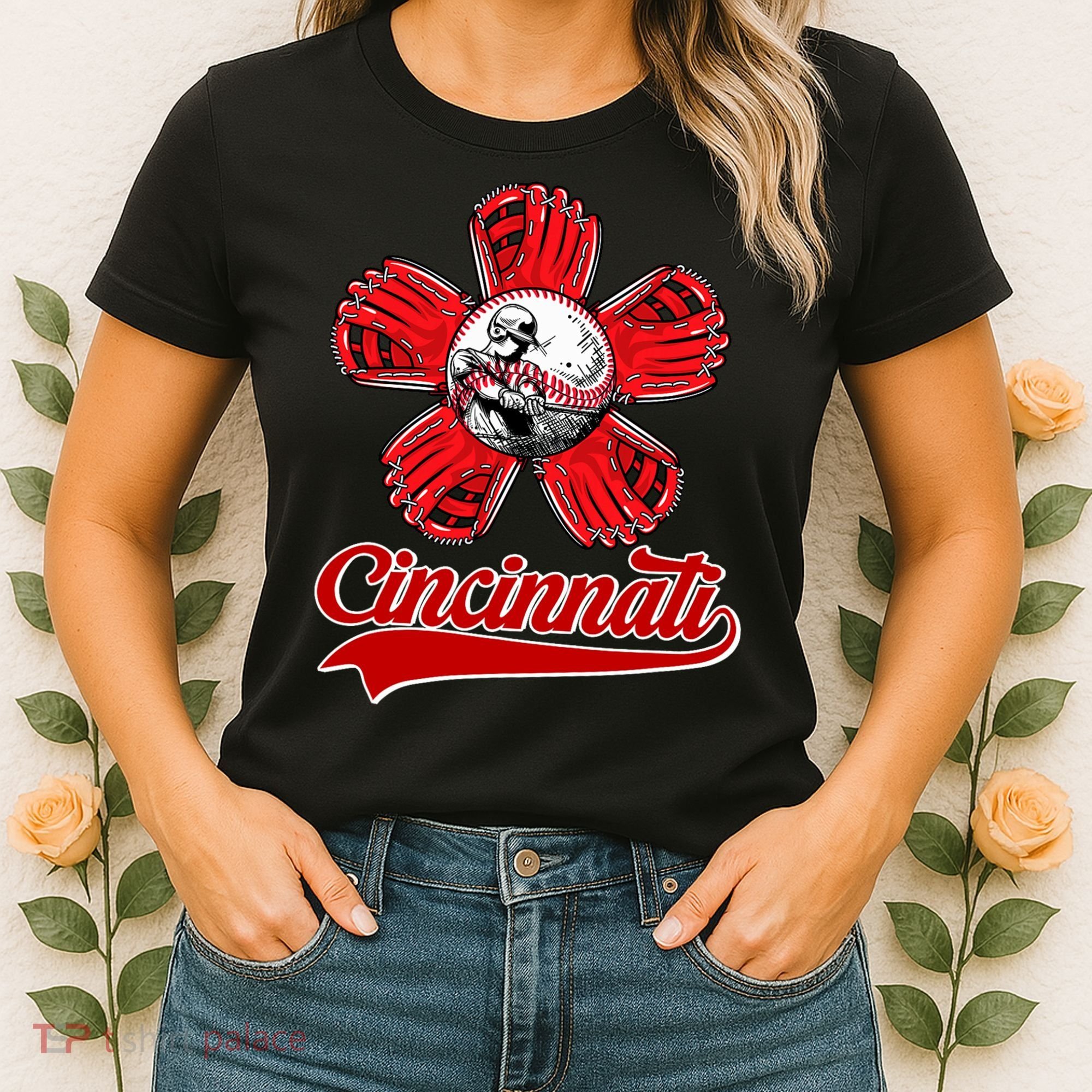 Cincinnati Flower I Love Cincinnati Women's T-Shirt