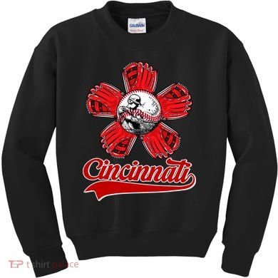 Cincinnati Flower I Love Cincinnati Kids Sweatshirt