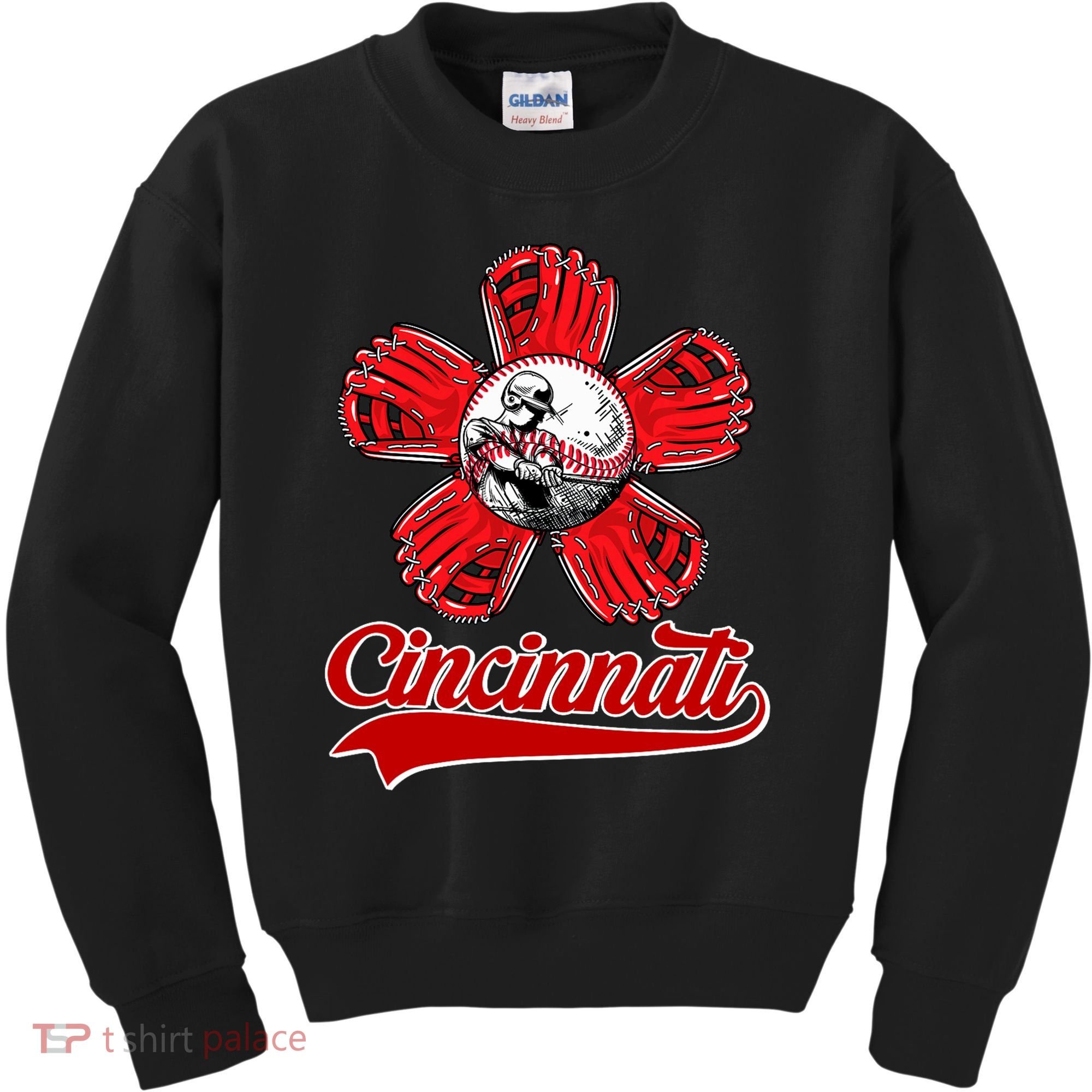 Cincinnati Flower I Love Cincinnati Kids Sweatshirt