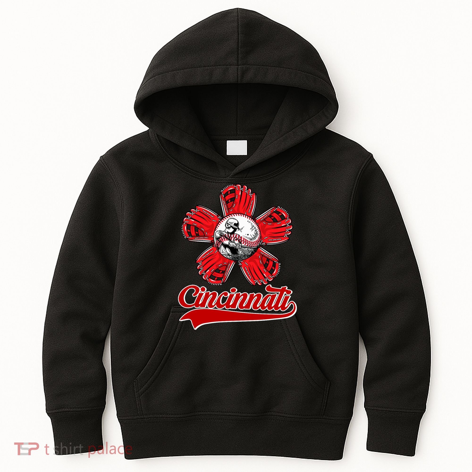 Cincinnati Flower I Love Cincinnati Kids Hoodie