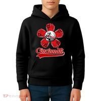 Cincinnati Flower I Love Cincinnati Kids Hoodie thumb 4
