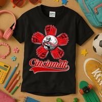 Cincinnati Flower I Love Cincinnati Kids T-Shirt thumb 3