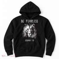 Christian Fearless Joshua 1:9 Faith Gift Hoodie thumb 0