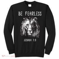 Christian Fearless Joshua 1:9 Faith Gift Sweatshirt thumb 0