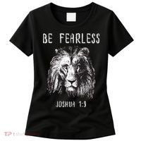 Christian Fearless Joshua 1:9 Faith Gift Women's T-Shirt thumb 0