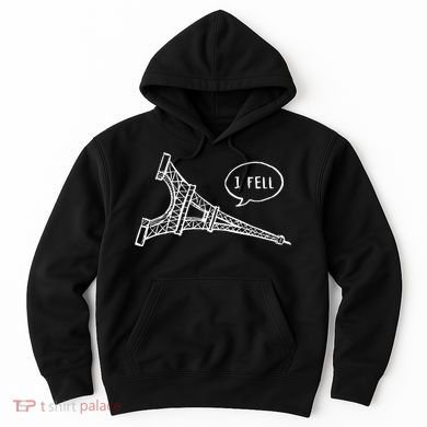 Cute French Joke I Fell Hoodie