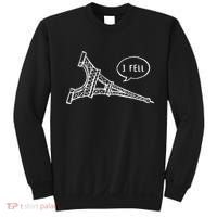Cute French Joke I Fell Sweatshirt thumb 0