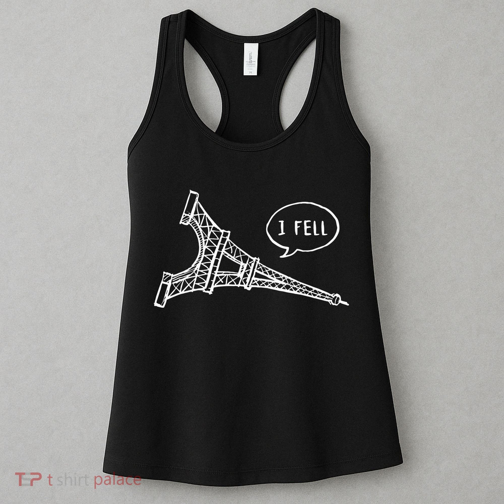 Cute French Joke I Fell Women's Tank Top