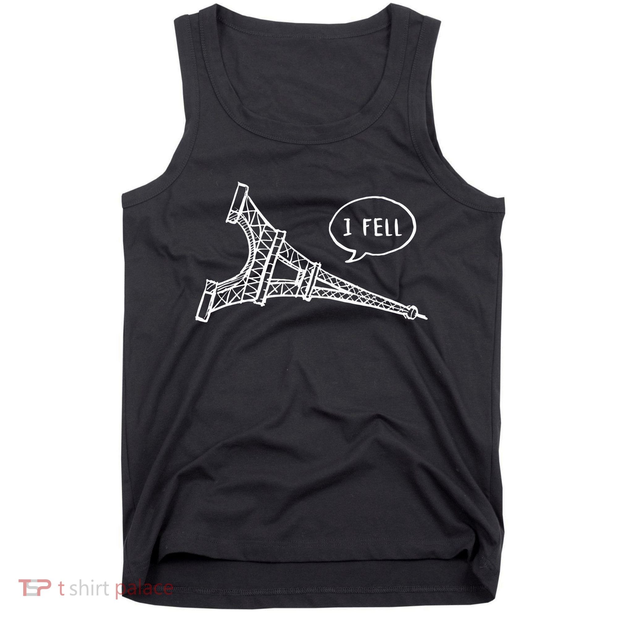 Cute French Joke I Fell Tank Top