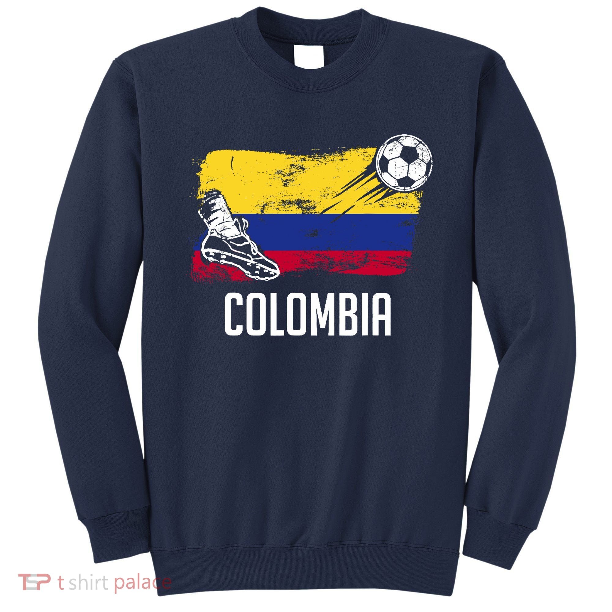 Colombia Flag Jersey Colombian Soccer Team Colombian Sweatshirt