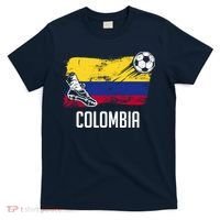 Colombia Flag Jersey Colombian Soccer Team Colombian T-Shirt thumb 0