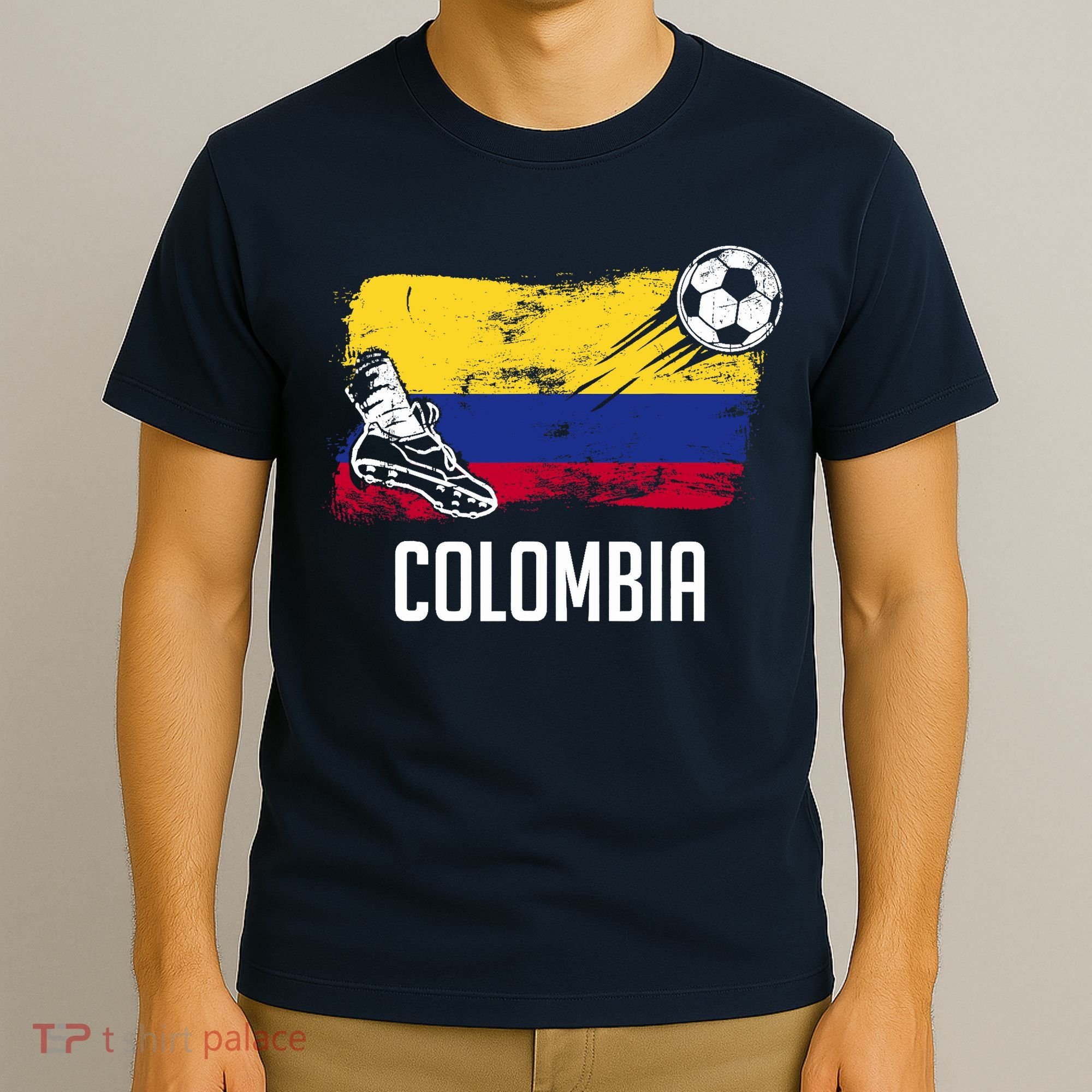 Colombia Flag Jersey Colombian Soccer Team Colombian T-Shirt