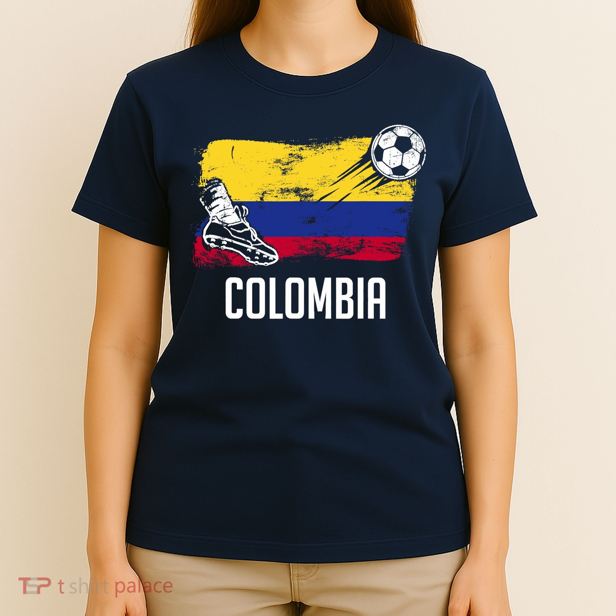 Colombia Flag Jersey Colombian Soccer Team Colombian T-Shirt