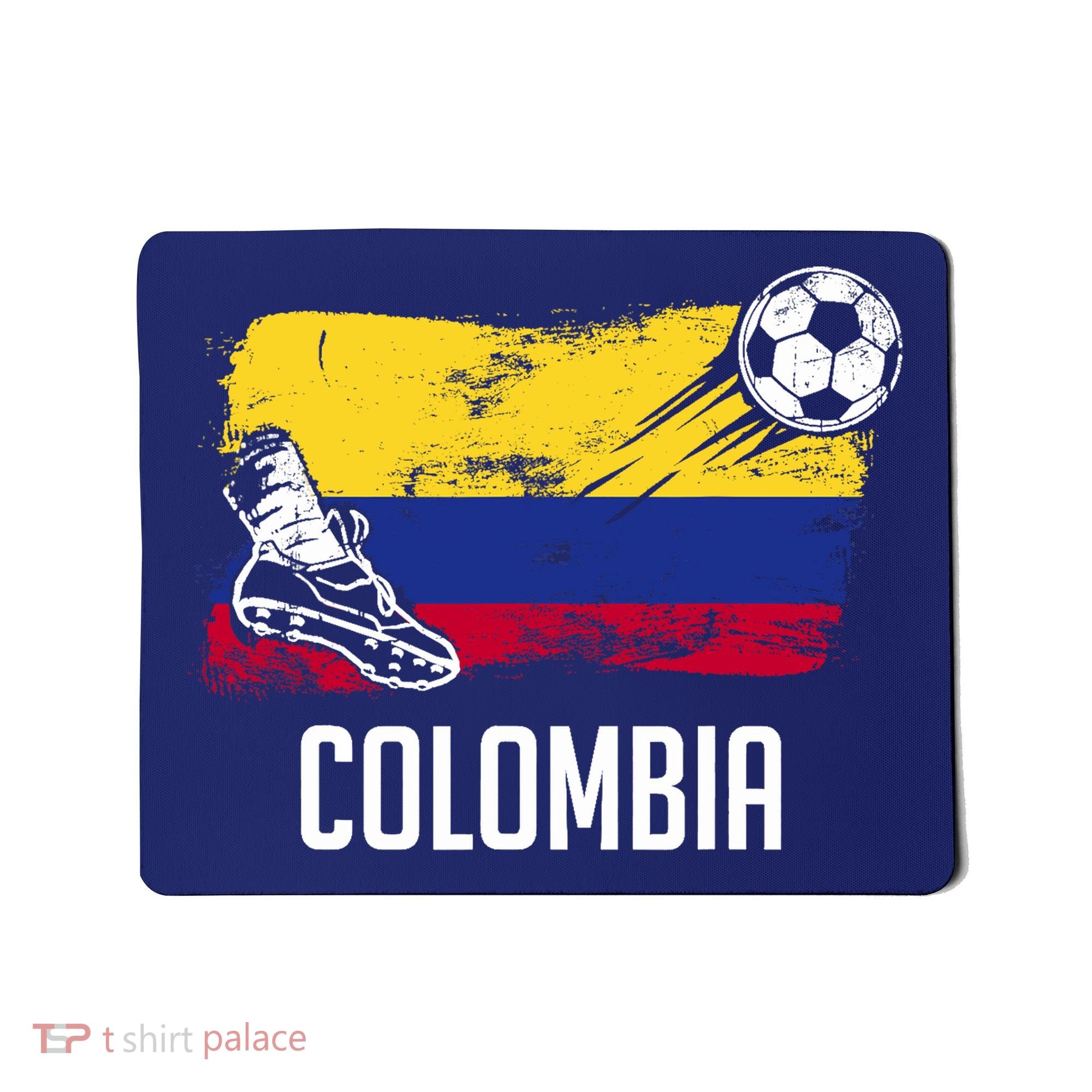 Colombia Flag Jersey Colombian Soccer Team Colombian Mousepad