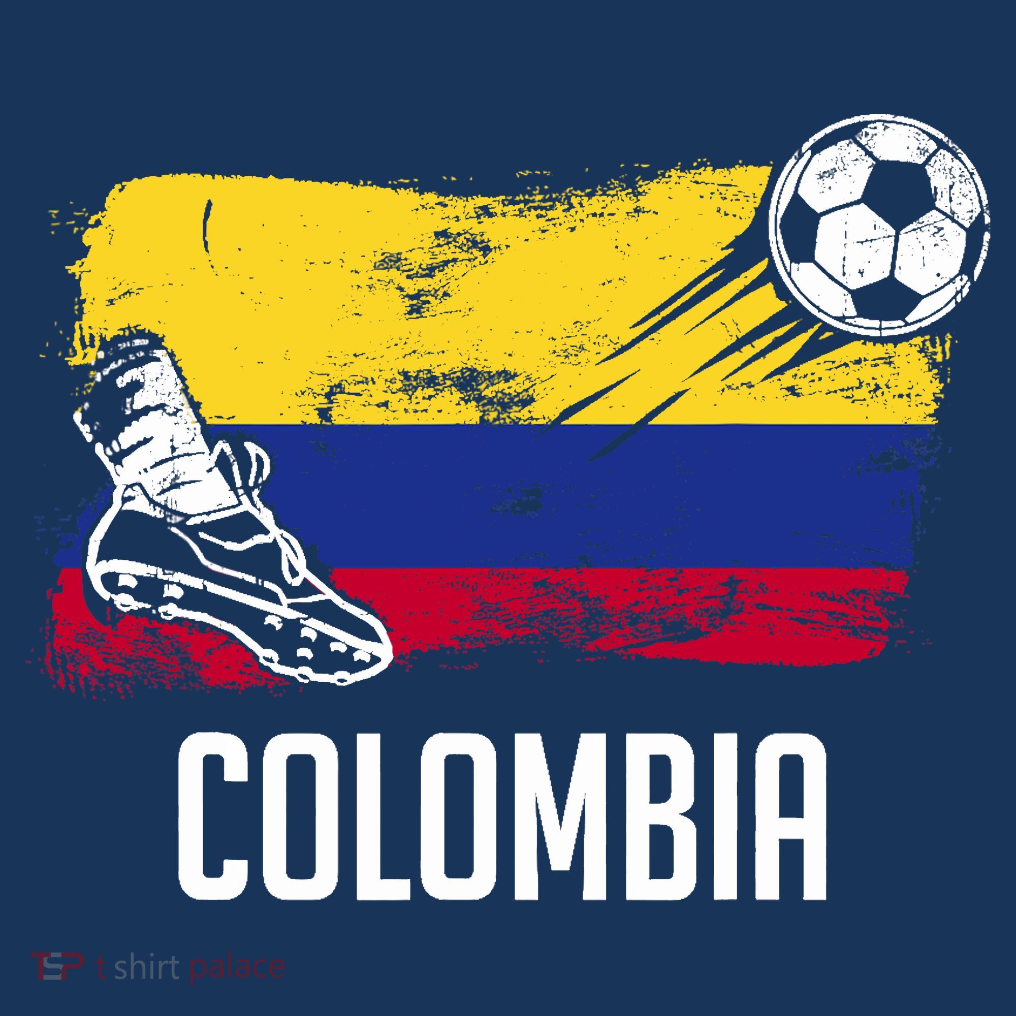 Colombia Flag Jersey Colombian Soccer Team Colombian Mousepad