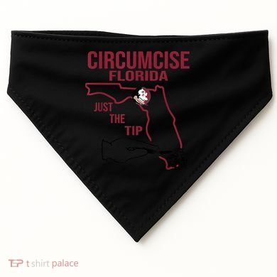Circumcise Florida Just The Tip USA-Made Doggie Bandana