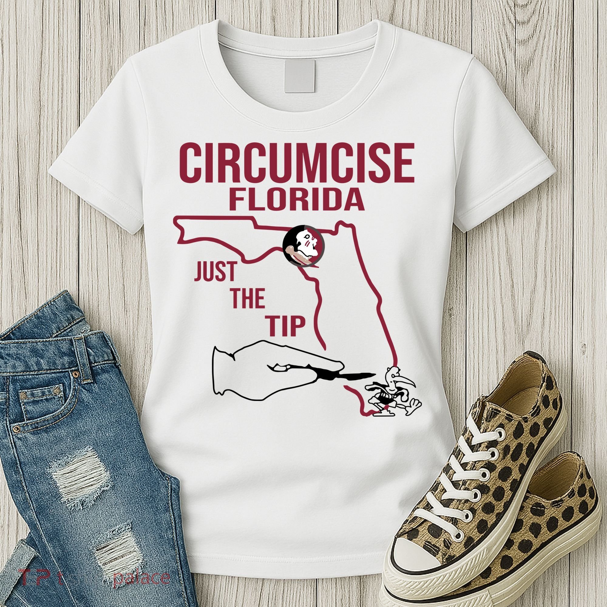 Circumcise Florida Just The Tip Women's T-Shirt