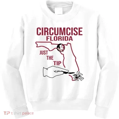 Circumcise Florida Just The Tip Kids Sweatshirt