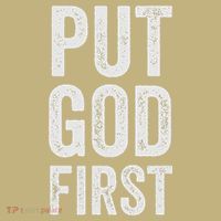 Christian Faith Jesus Gifts Women Put God First T-Shirt thumb 7
