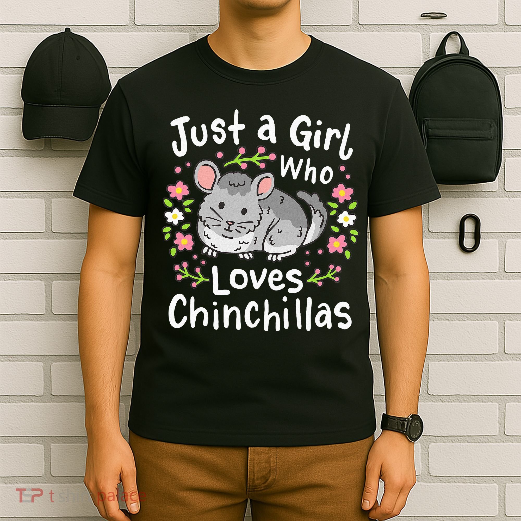 Chinchilla Funny Just A Girl Who Loves Chinchillas T-Shirt