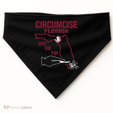 Circumcise Florida Just The Tip USA-Made Doggie Bandana