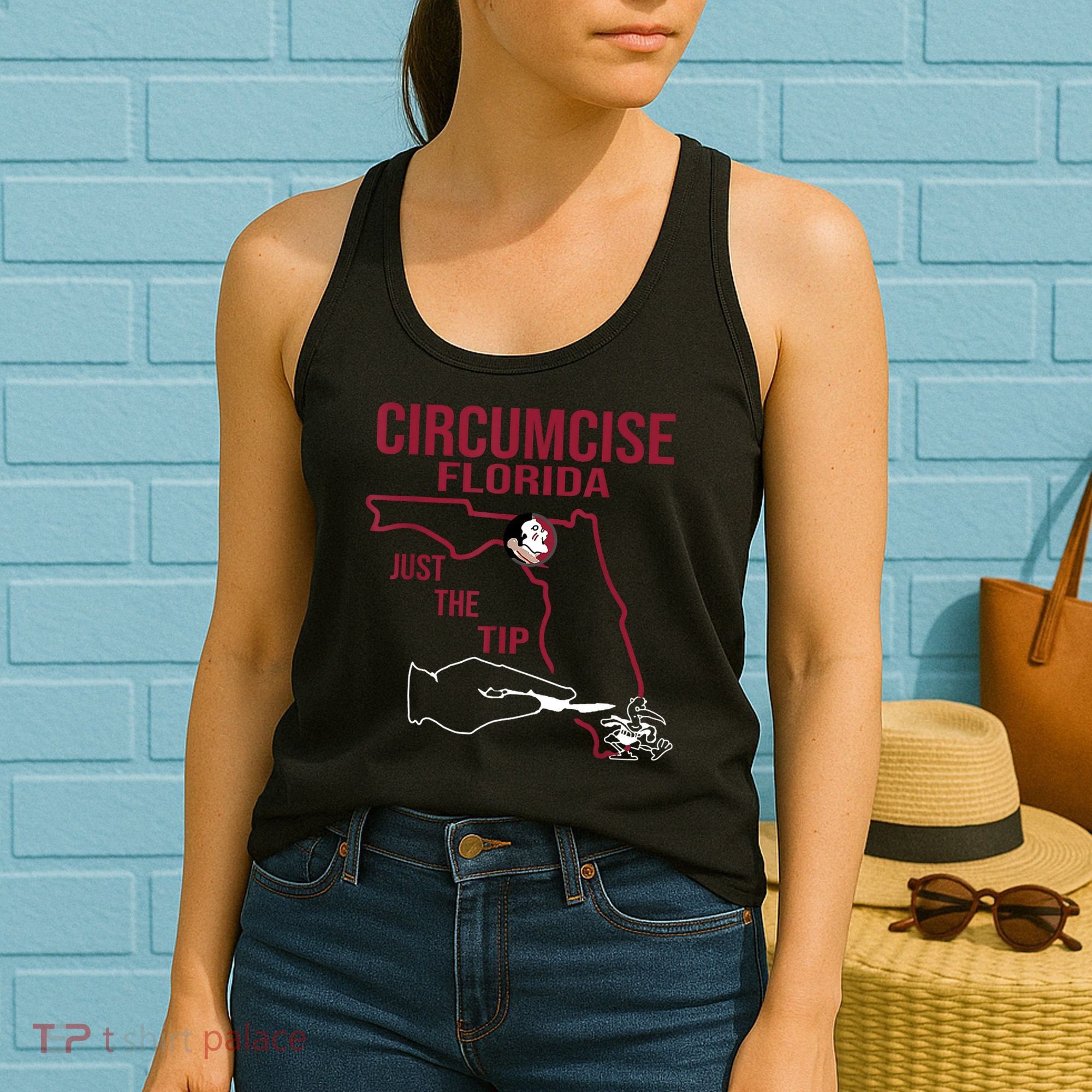 Circumcise Florida Just The Tip Women's Tank Top