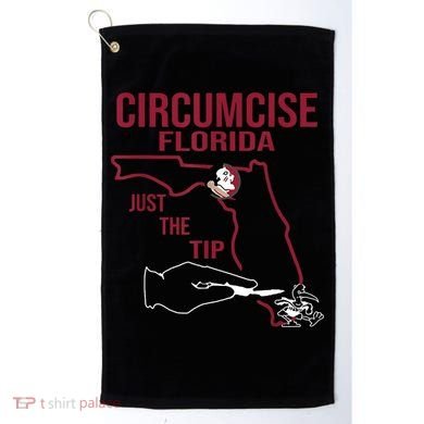 Circumcise Florida Just The Tip Golf Towel