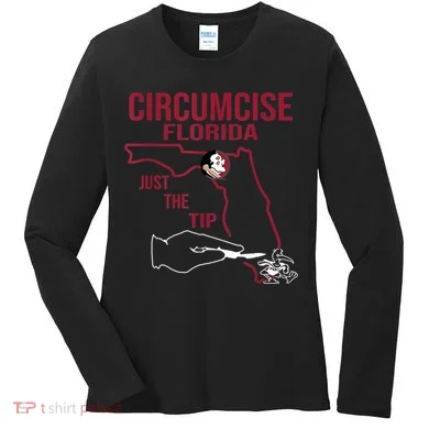 Circumcise Florida Just The Tip Women's Long Sleeve Shirt