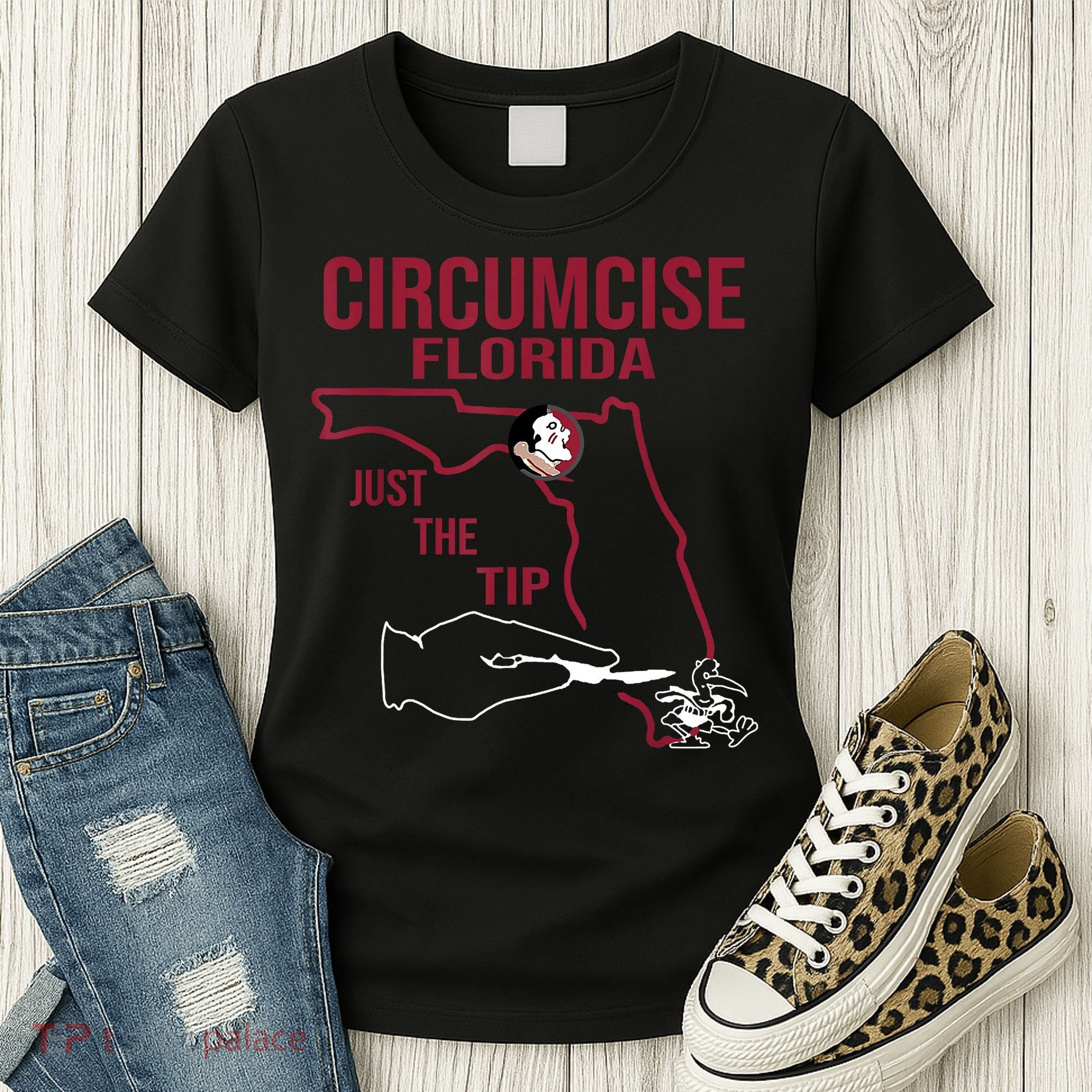 Circumcise Florida Just The Tip Women's T-Shirt