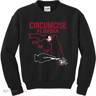 Circumcise Florida Just The Tip Kids Sweatshirt