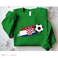 Croatia Flag Jersey Croatian Soccer Team Croatian Sweatshirt thumb 2