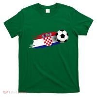 Croatia Flag Jersey Croatian Soccer Team Croatian T-Shirt thumb 0