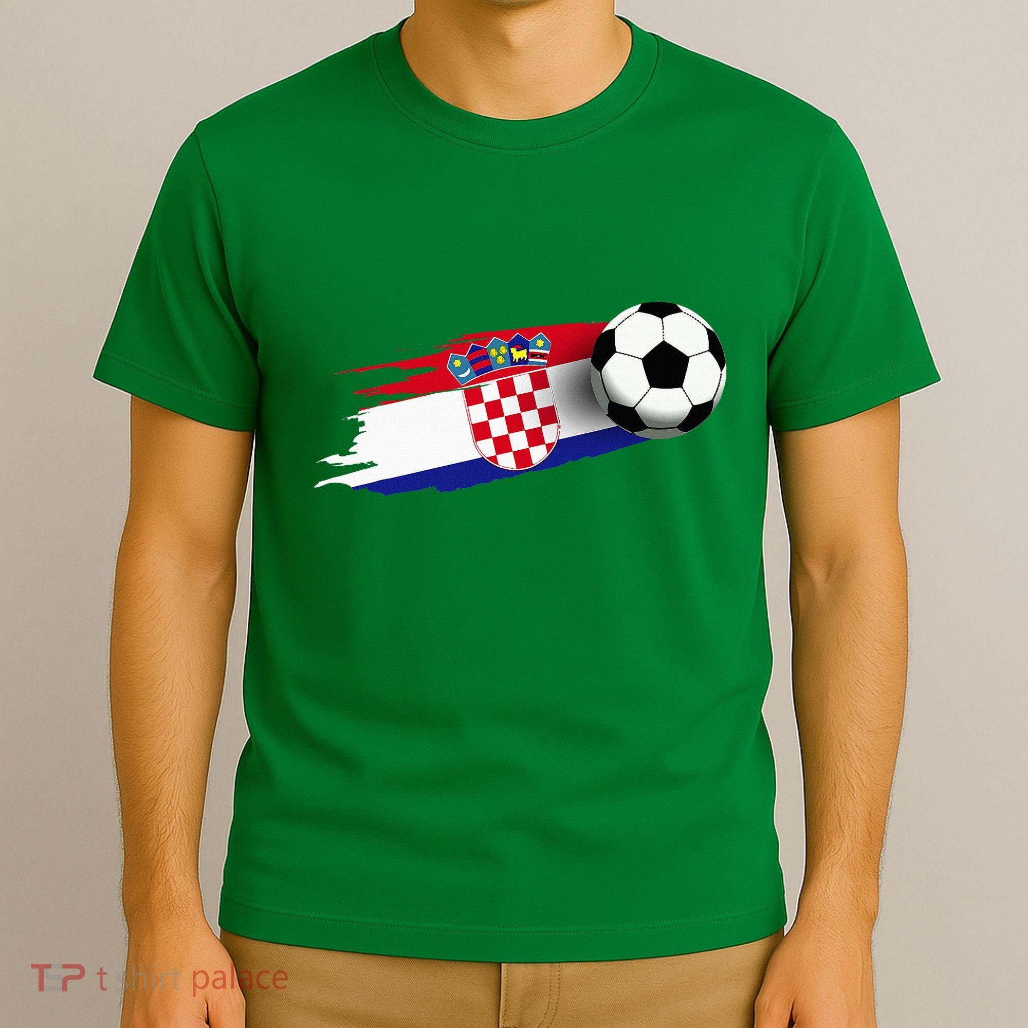 Croatia Flag Jersey Croatian Soccer Team Croatian T-Shirt
