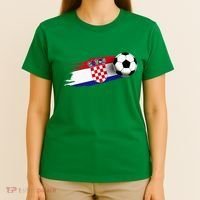 Croatia Flag Jersey Croatian Soccer Team Croatian T-Shirt thumb 4