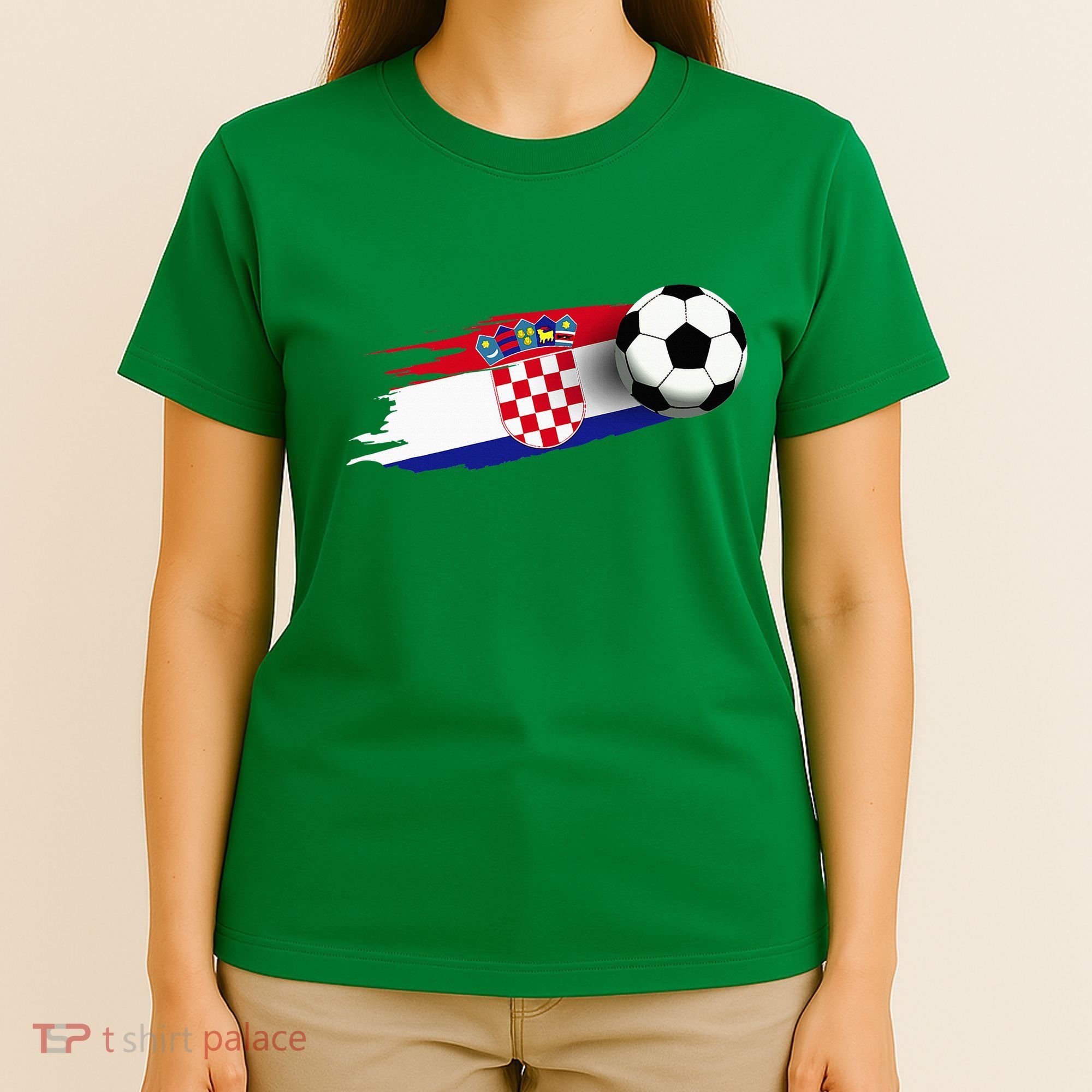 Croatia Flag Jersey Croatian Soccer Team Croatian T-Shirt