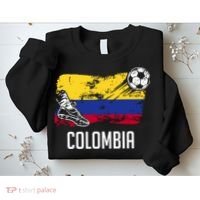 Colombia Flag Jersey Colombian Soccer Team Colombian Sweatshirt thumb 2