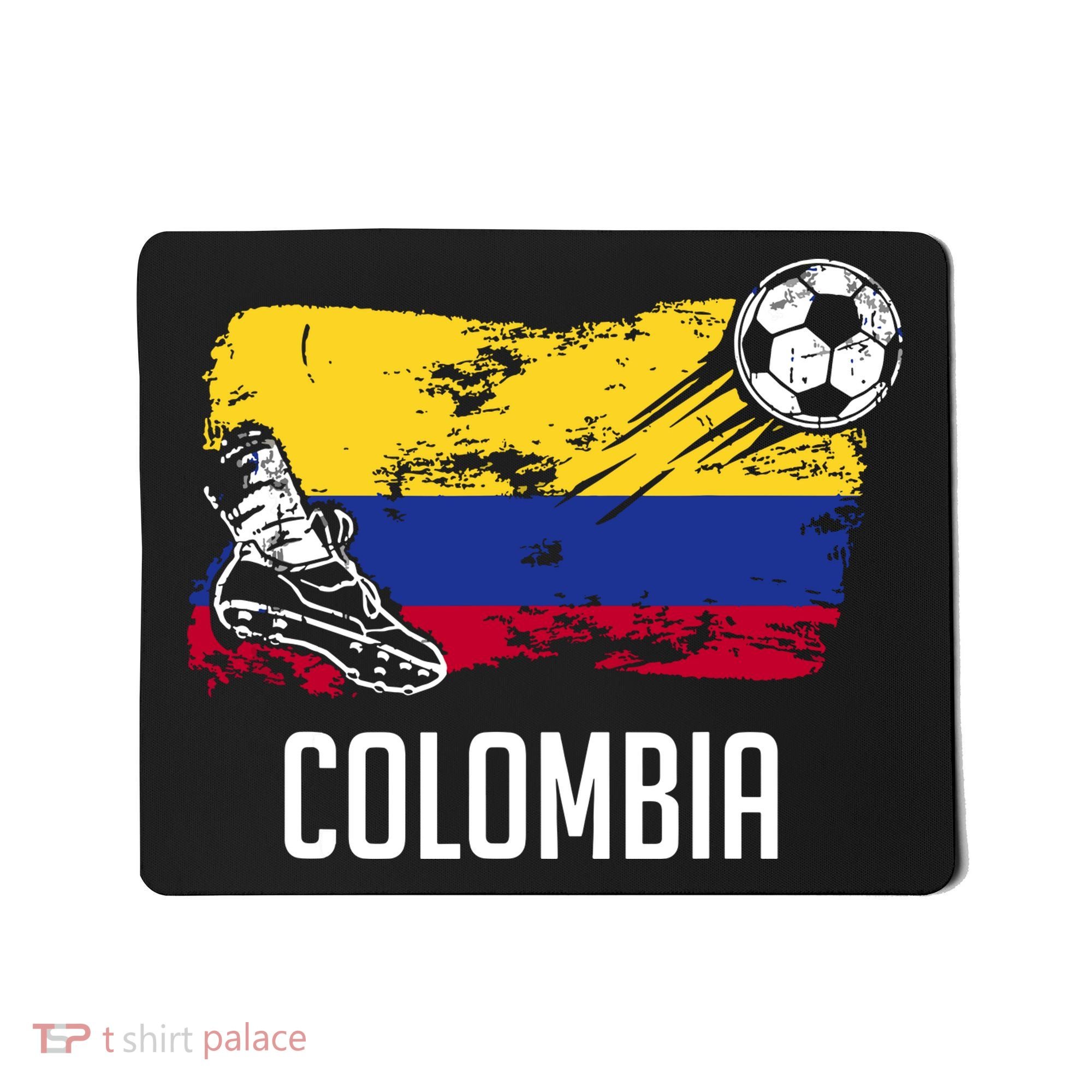 Colombia Flag Jersey Colombian Soccer Team Colombian Mousepad