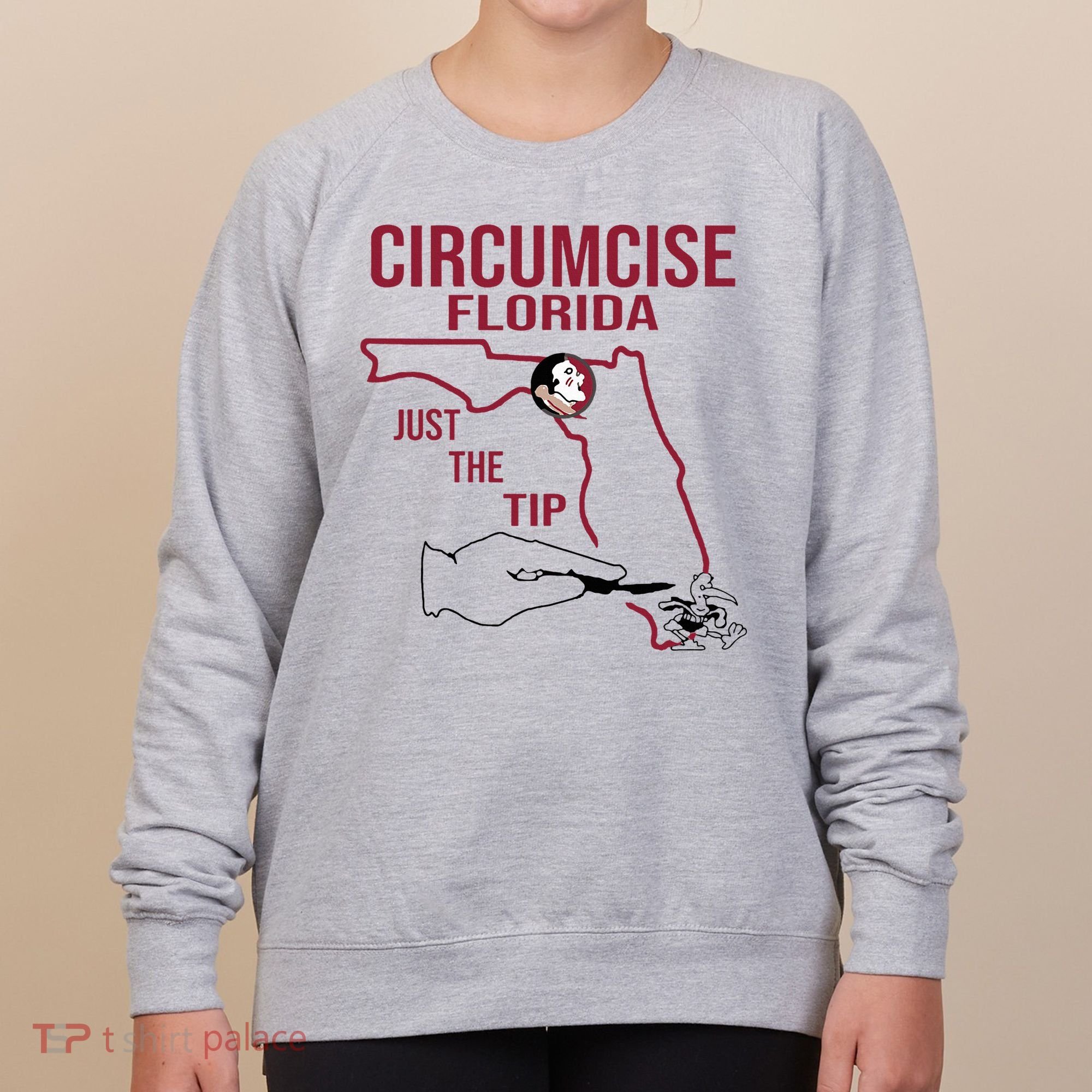 Circumcise Florida Just The Tip Women's Sweatshirt