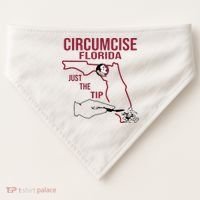 Circumcise Florida Just The Tip USA-Made Doggie Bandana thumb 0