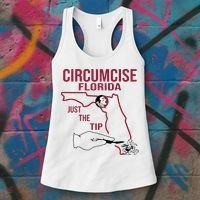 Circumcise Florida Just The Tip Women's Tank Top thumb 3
