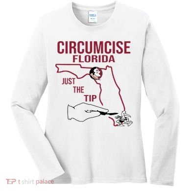 Circumcise Florida Just The Tip Women's Long Sleeve Shirt