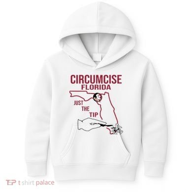 Circumcise Florida Just The Tip Kids Hoodie