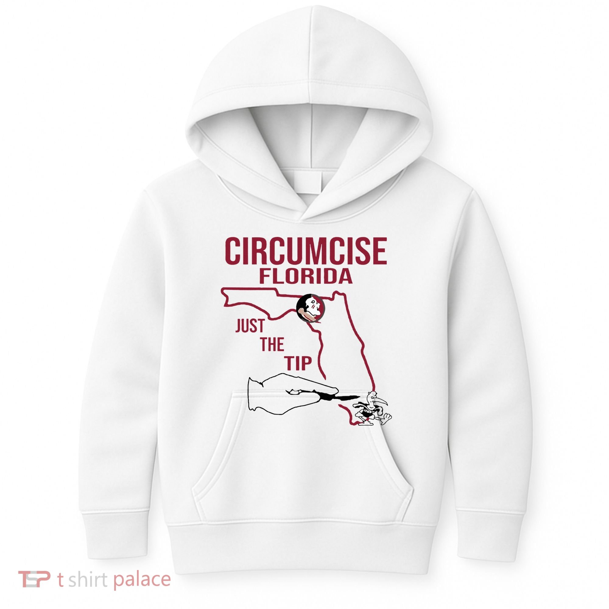 Circumcise Florida Just The Tip Kids Hoodie