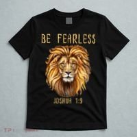 Christian Fearless Joshua 1:9 Faith Gift T-Shirt thumb 5