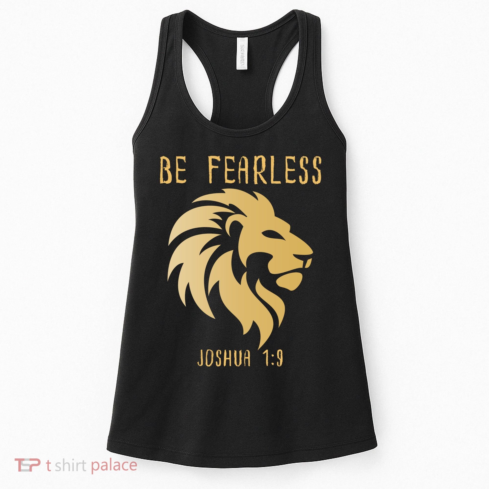 Christian Fearless Joshua 1:9 Faith Gift Women's Tank Top