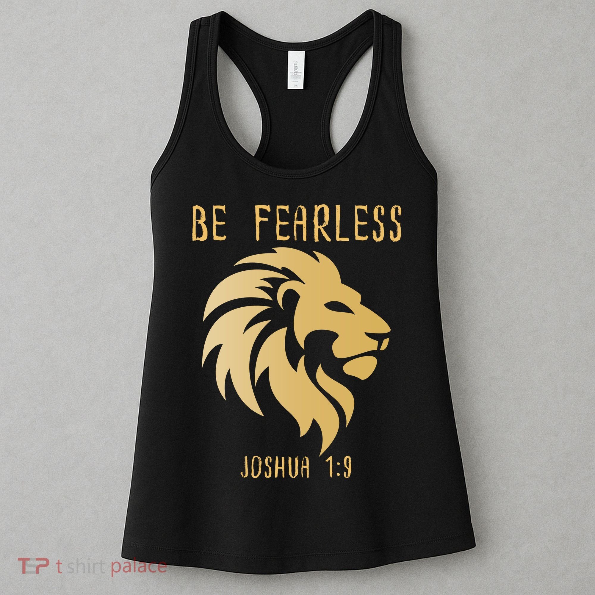 Christian Fearless Joshua 1:9 Faith Gift Women's Tank Top