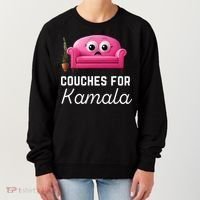Couches For Kamala Jd Vance Couch Meme Funny Culture Liberal Women's Sweatshirt thumb 0