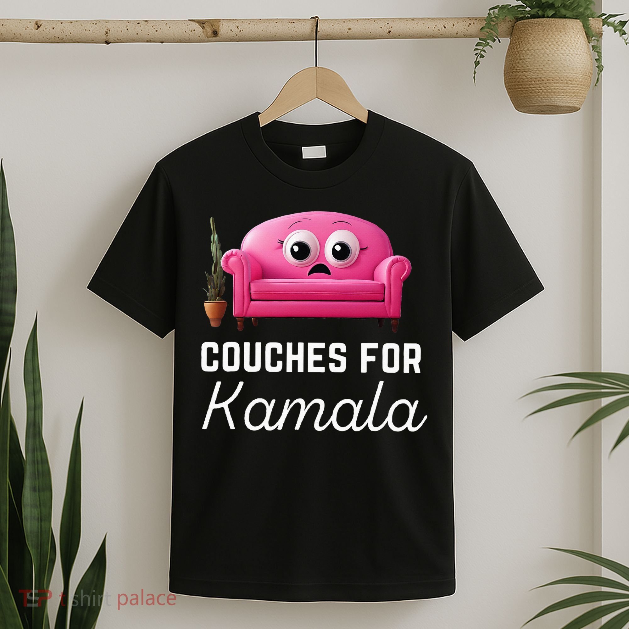 Couches For Kamala Jd Vance Couch Meme Funny Culture Liberal T-Shirt